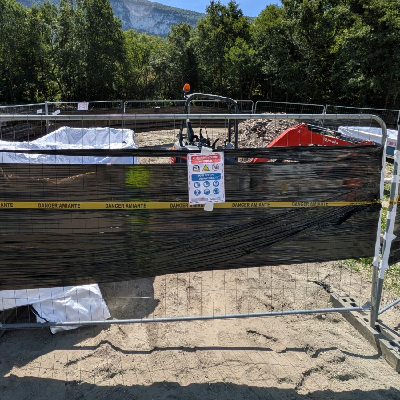 Déchets amiantés